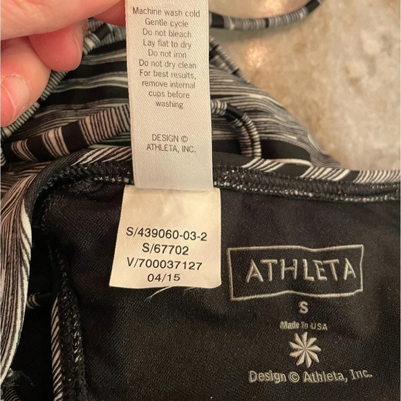 Athleta Ariel Cut Out Strappy One Piece Swim Suit - Picture 6 of 9